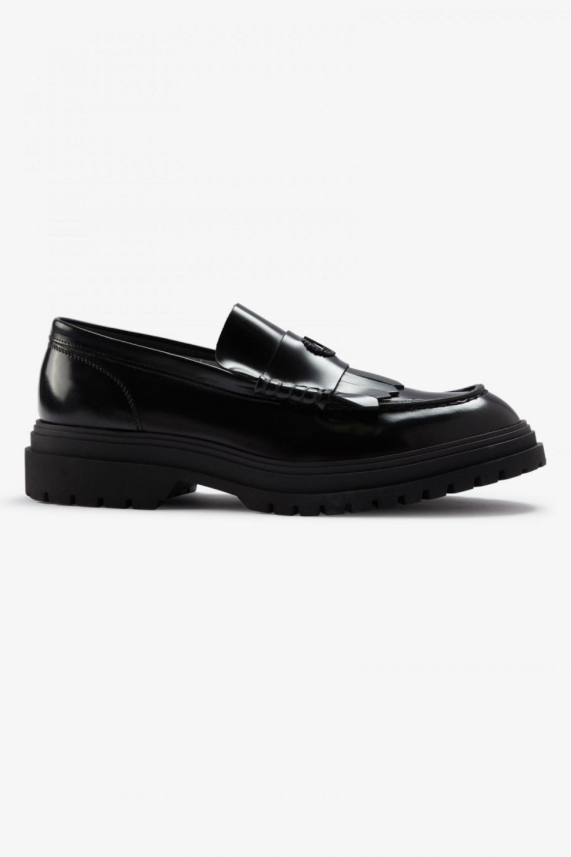 Fred Perry Loafer Skor Dam Svarta | YSEGT55911