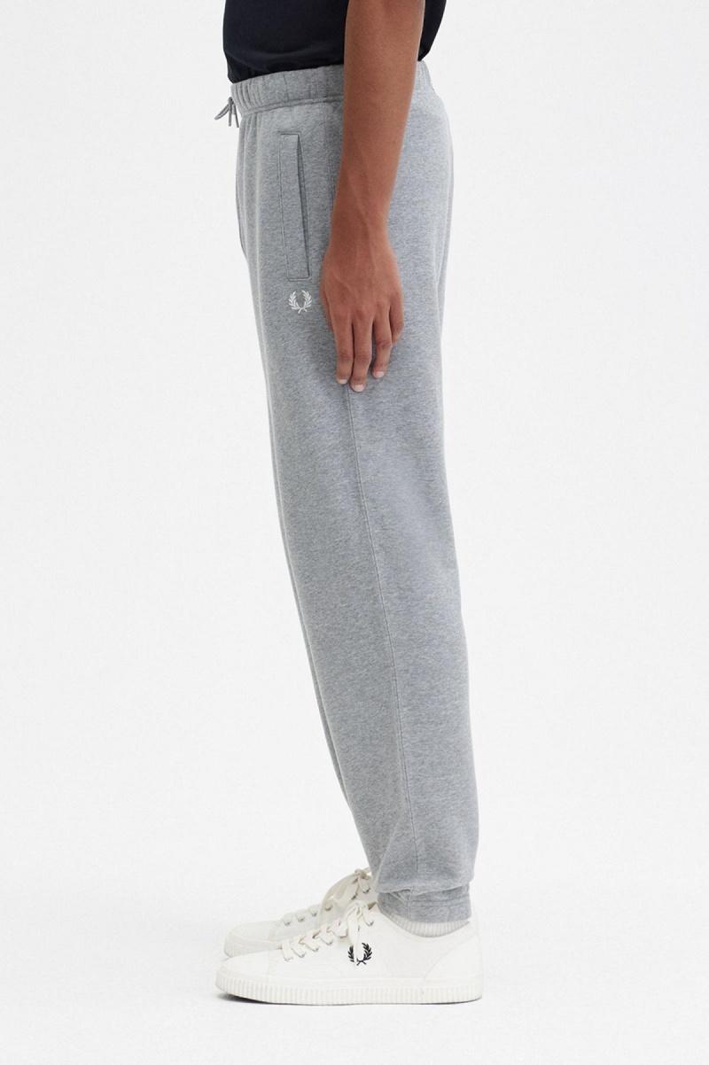 Fred Perry Loopback Sweat Pant Långbyxor Herr Steel Marl | FSEHY85560