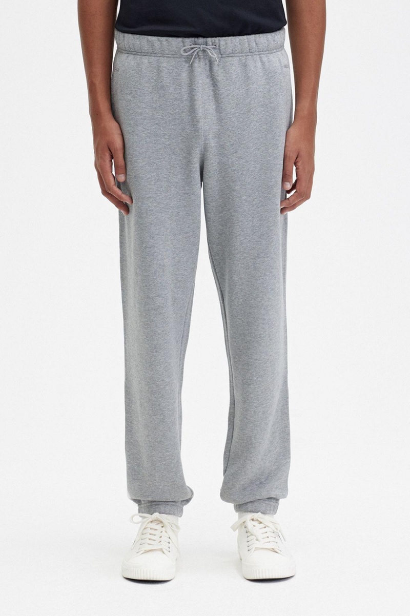 Fred Perry Loopback Sweat Pant Långbyxor Herr Steel Marl | FSEHY85560