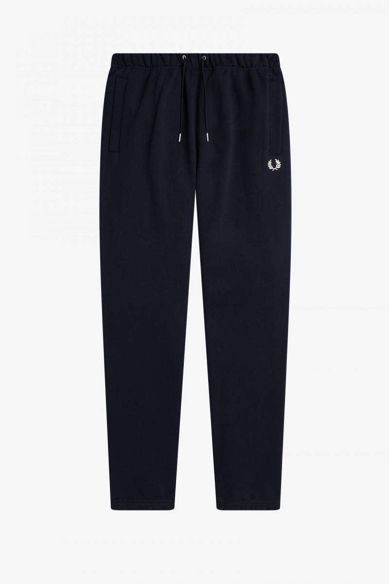 Fred Perry Loopback Sweatpant Långbyxor Herr Marinblå | ESEHC50852