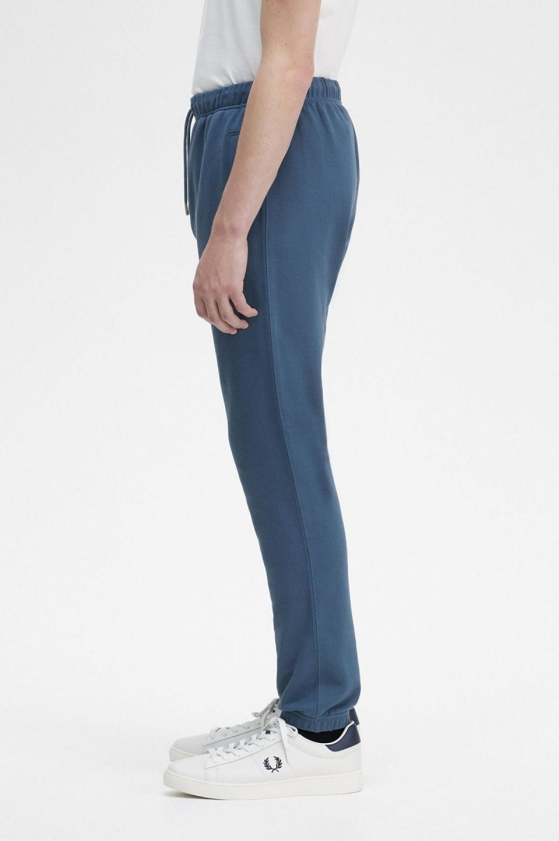 Fred Perry Loopback Sweatpants Långbyxor Herr Blå | ZSENQ73495