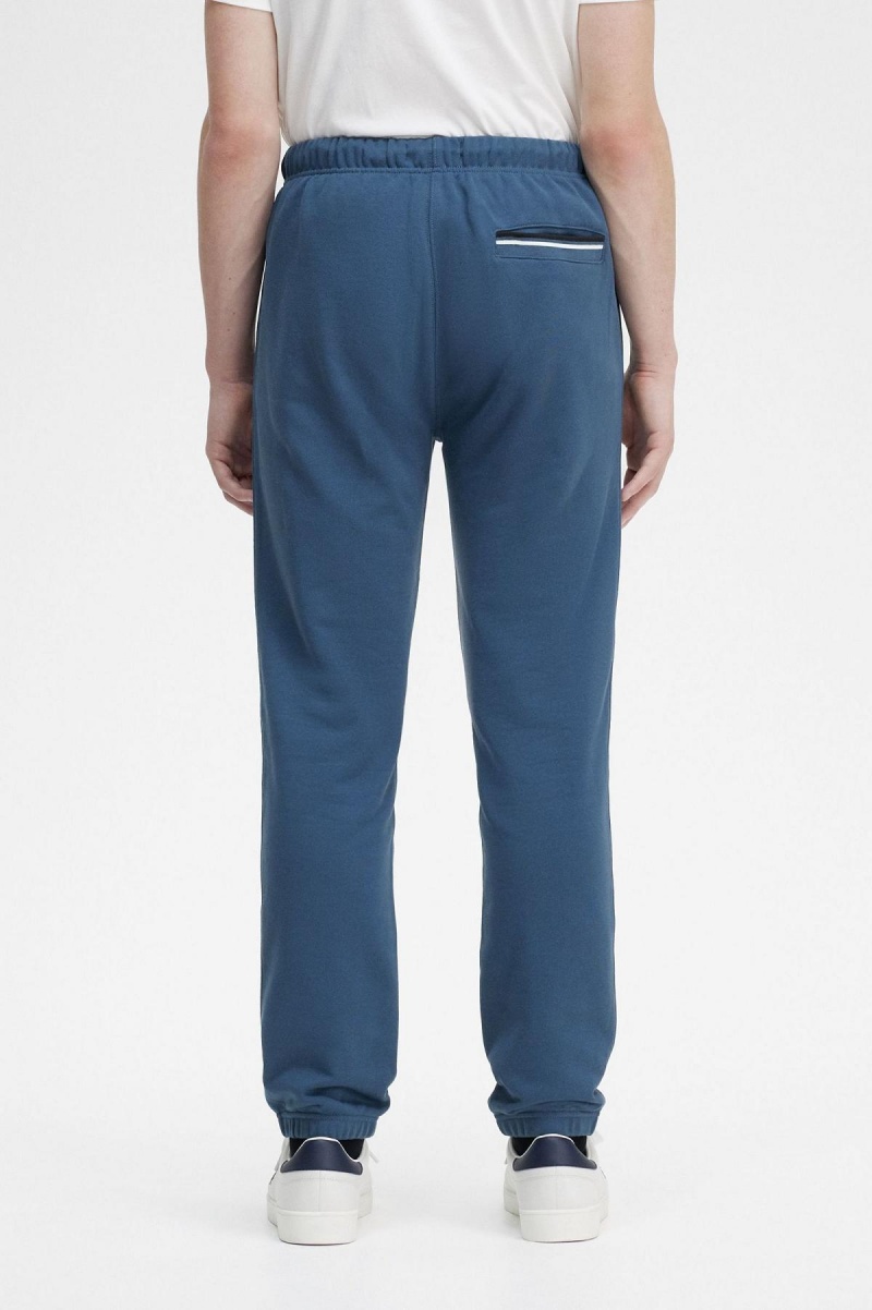 Fred Perry Loopback Sweatpants Långbyxor Herr Blå | ZSENQ73495