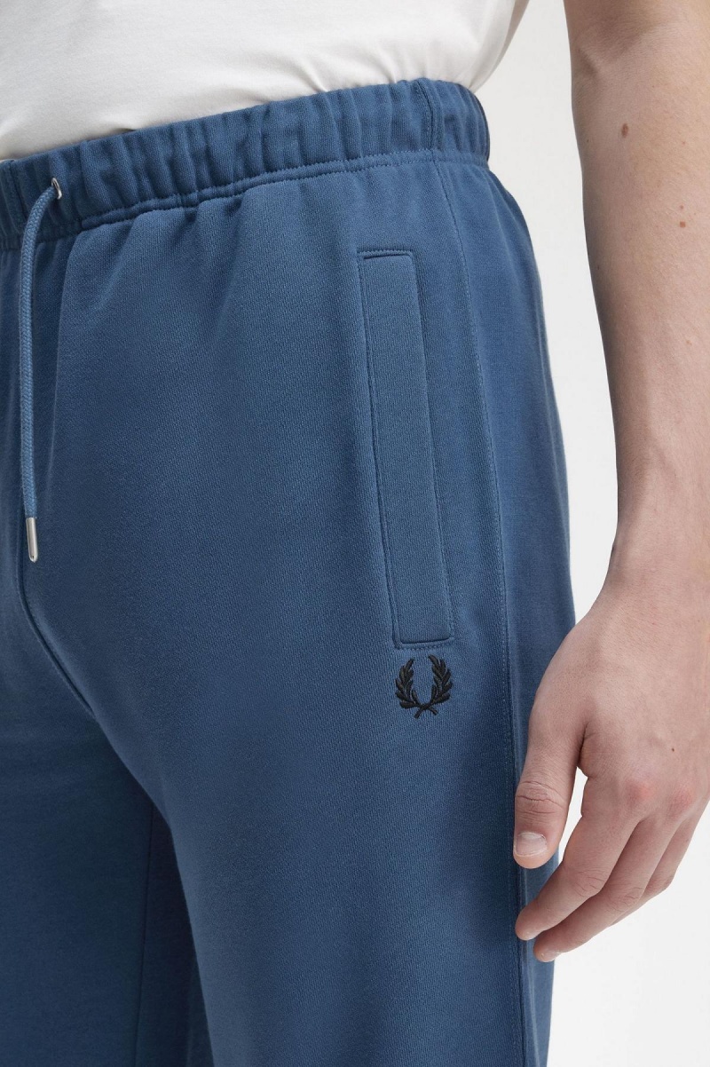 Fred Perry Loopback Sweatpants Långbyxor Herr Blå | ZSENQ73495