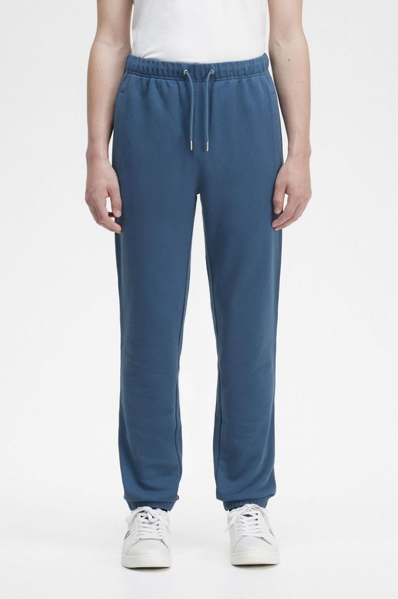 Fred Perry Loopback Sweatpants Långbyxor Herr Blå | ZSENQ73495