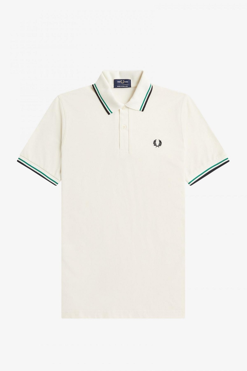 Fred Perry M12 Fred Perry Shirt Herr Ljusgröna Svarta | QSEWA10315