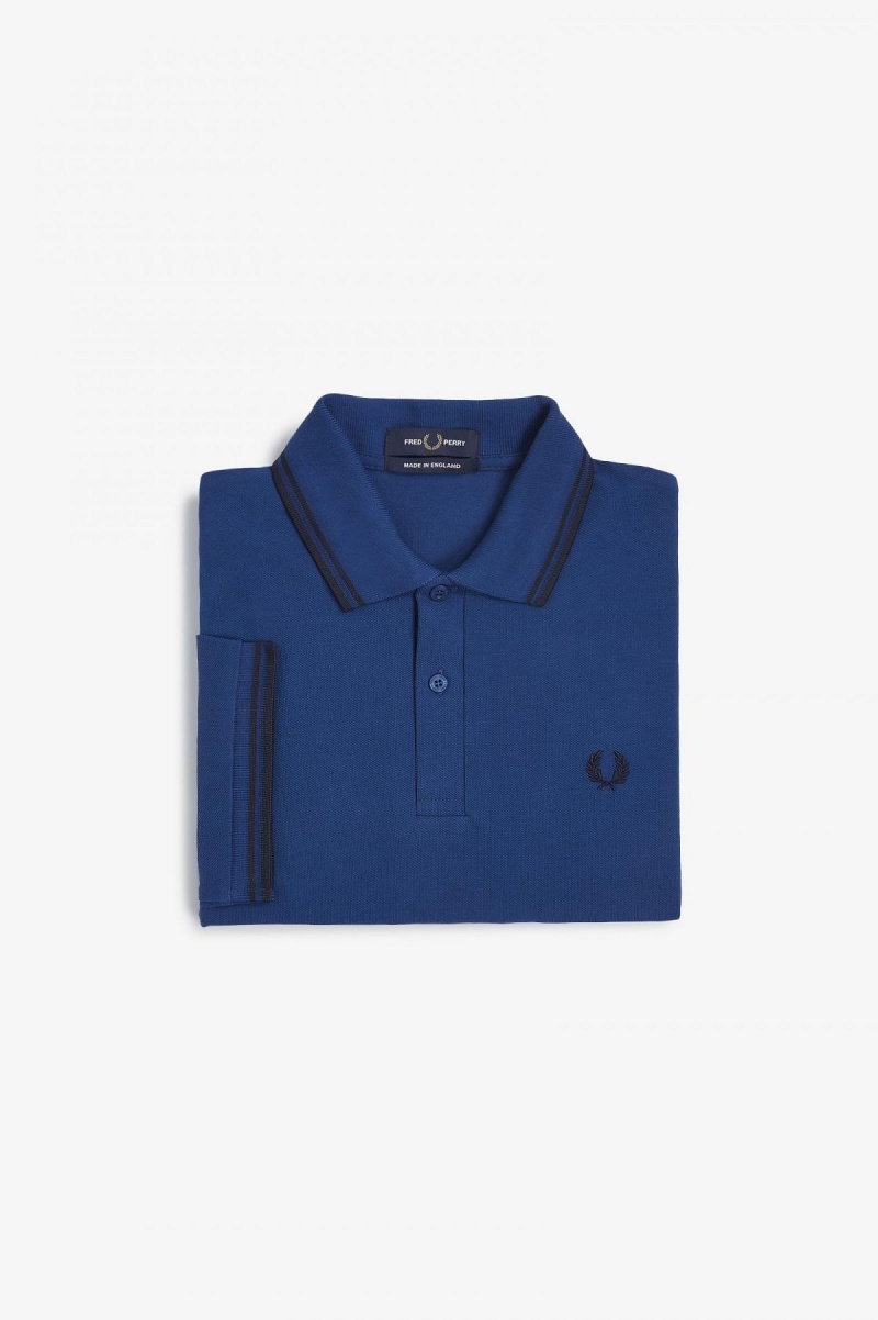 Fred Perry M12 Fred Perry Shirt Herr Marinblå Marinblå | LSETR75018