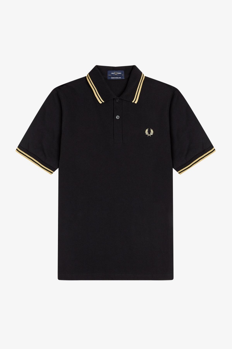 Fred Perry M12 Fred Perry Shirt Herr Svarta | ZSEMJ61973