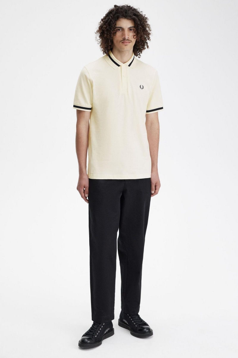 Fred Perry M2 Piketröja Herr Svarta | SENEJ73935