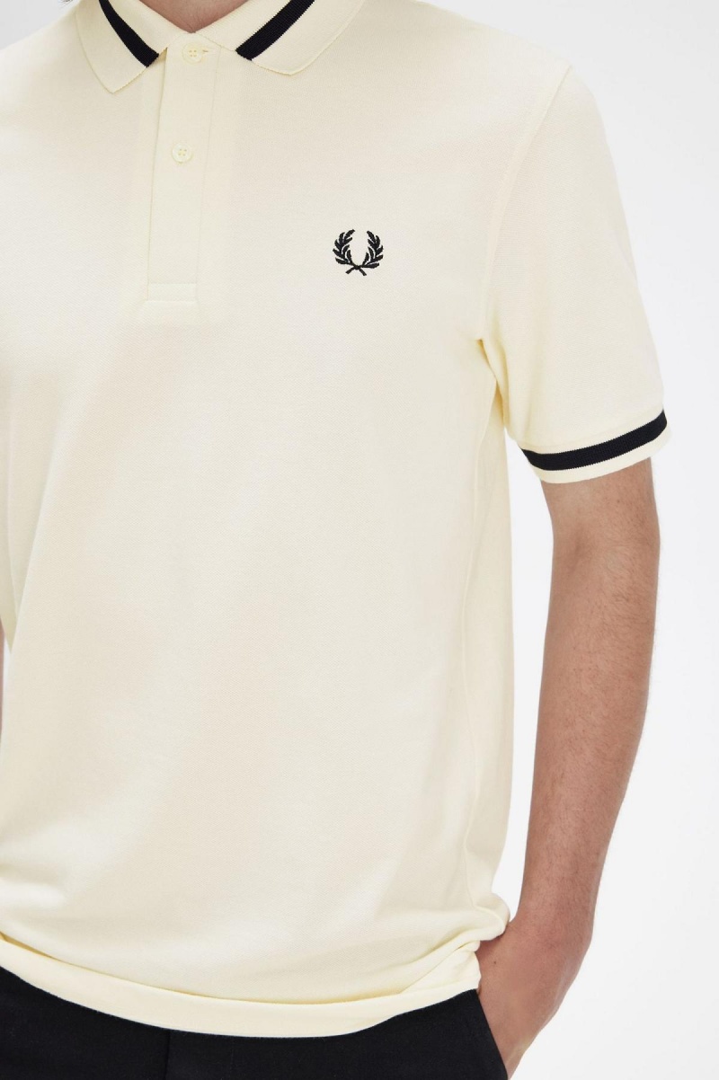 Fred Perry M2 Piketröja Herr Svarta | SENEJ73935