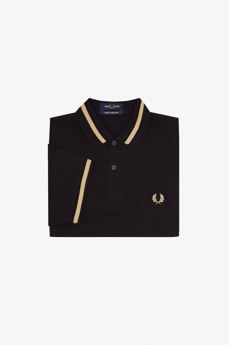 Fred Perry M2 Piketröja Herr Svarta | YSEVQ85273