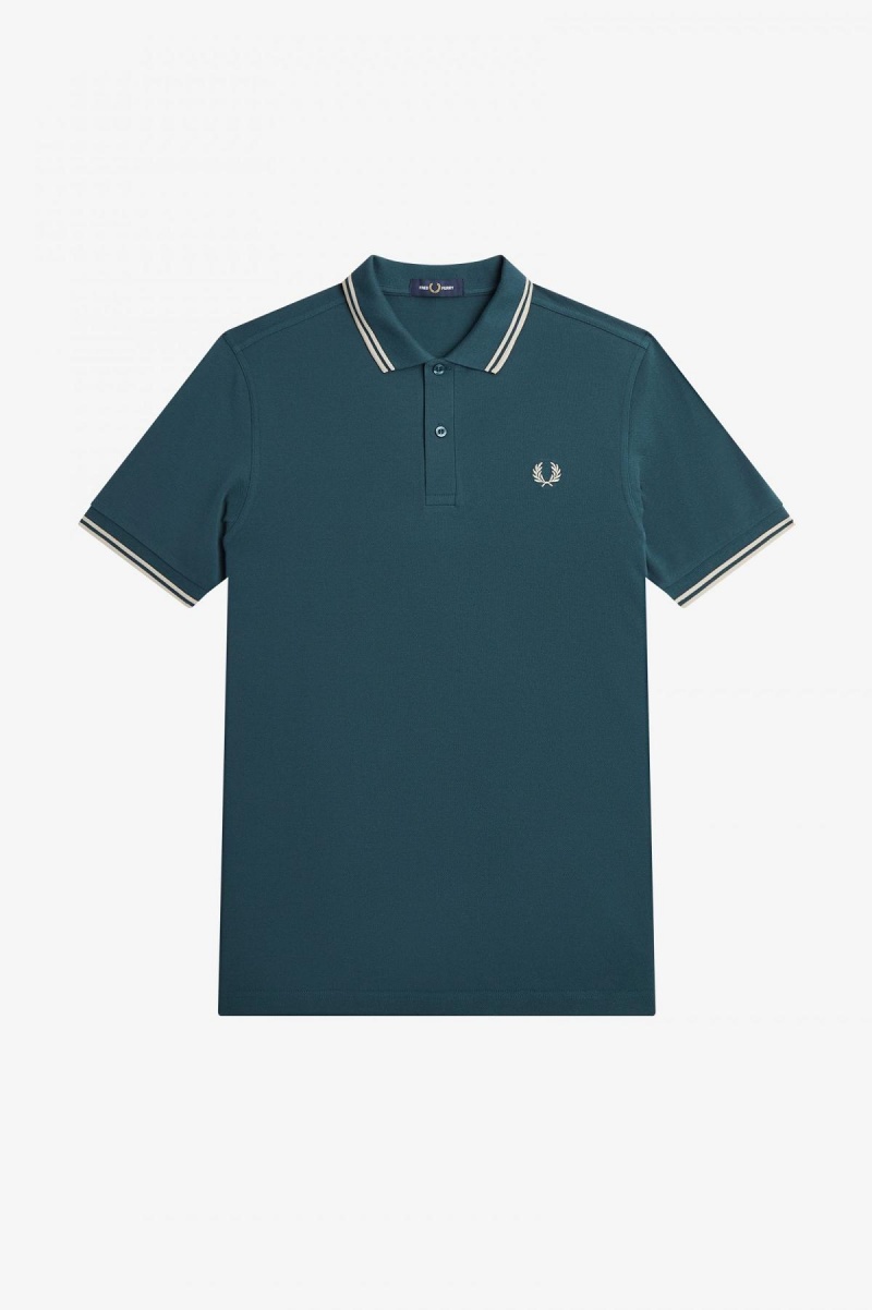 Fred Perry M3600 Fred Perry Shirt Herr Blå Ljusljus | LSESX12495