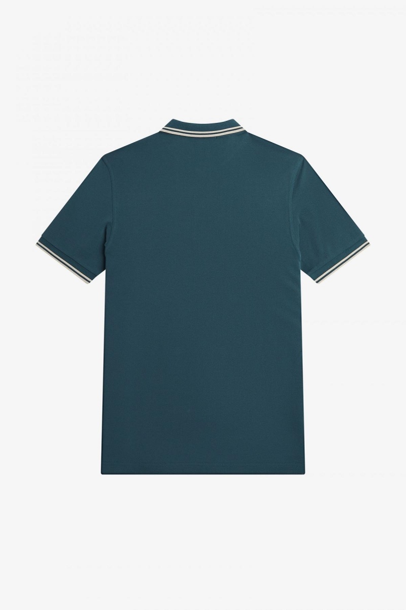 Fred Perry M3600 Fred Perry Shirt Herr Blå Ljusljus | LSESX12495