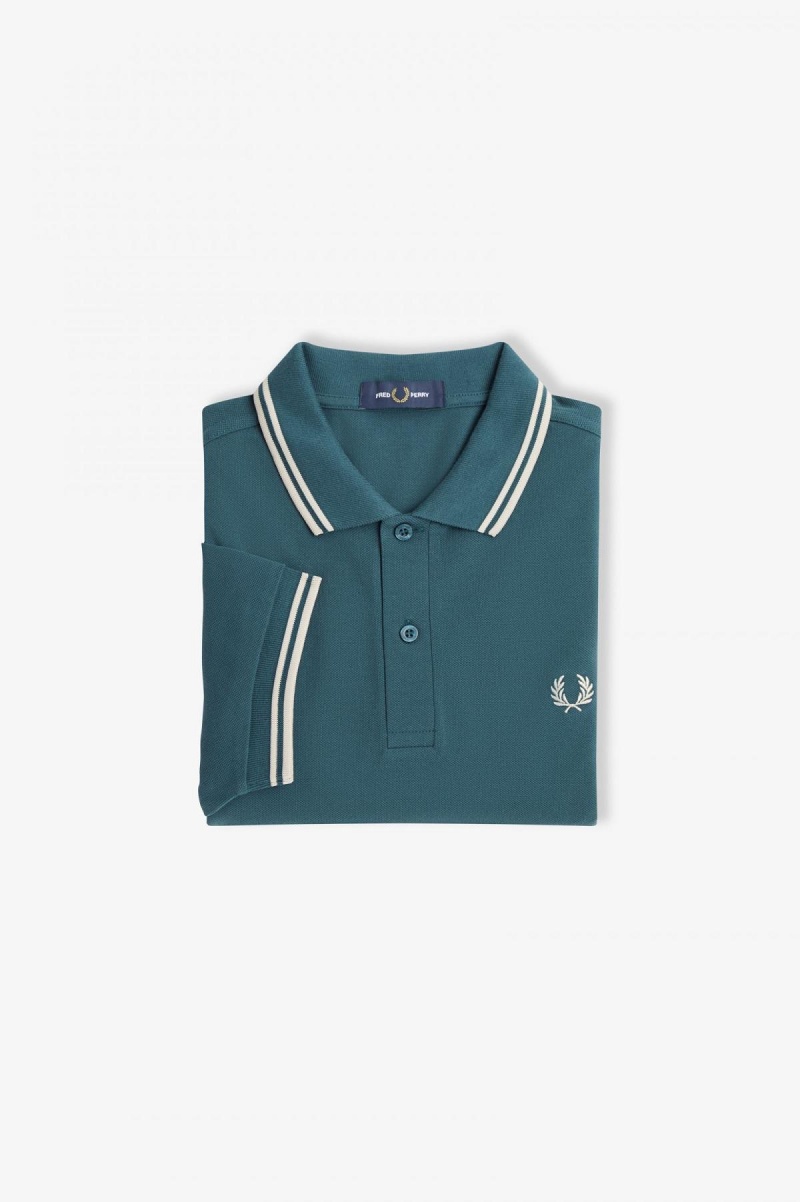 Fred Perry M3600 Fred Perry Shirt Herr Blå Ljusljus | LSESX12495