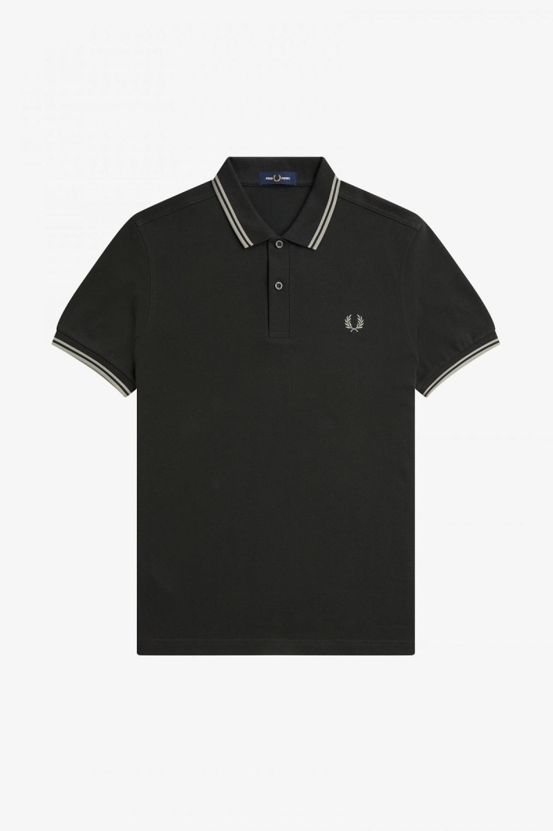 Fred Perry M3600 Fred Perry Shirt Herr Gröna | SEJBT43786