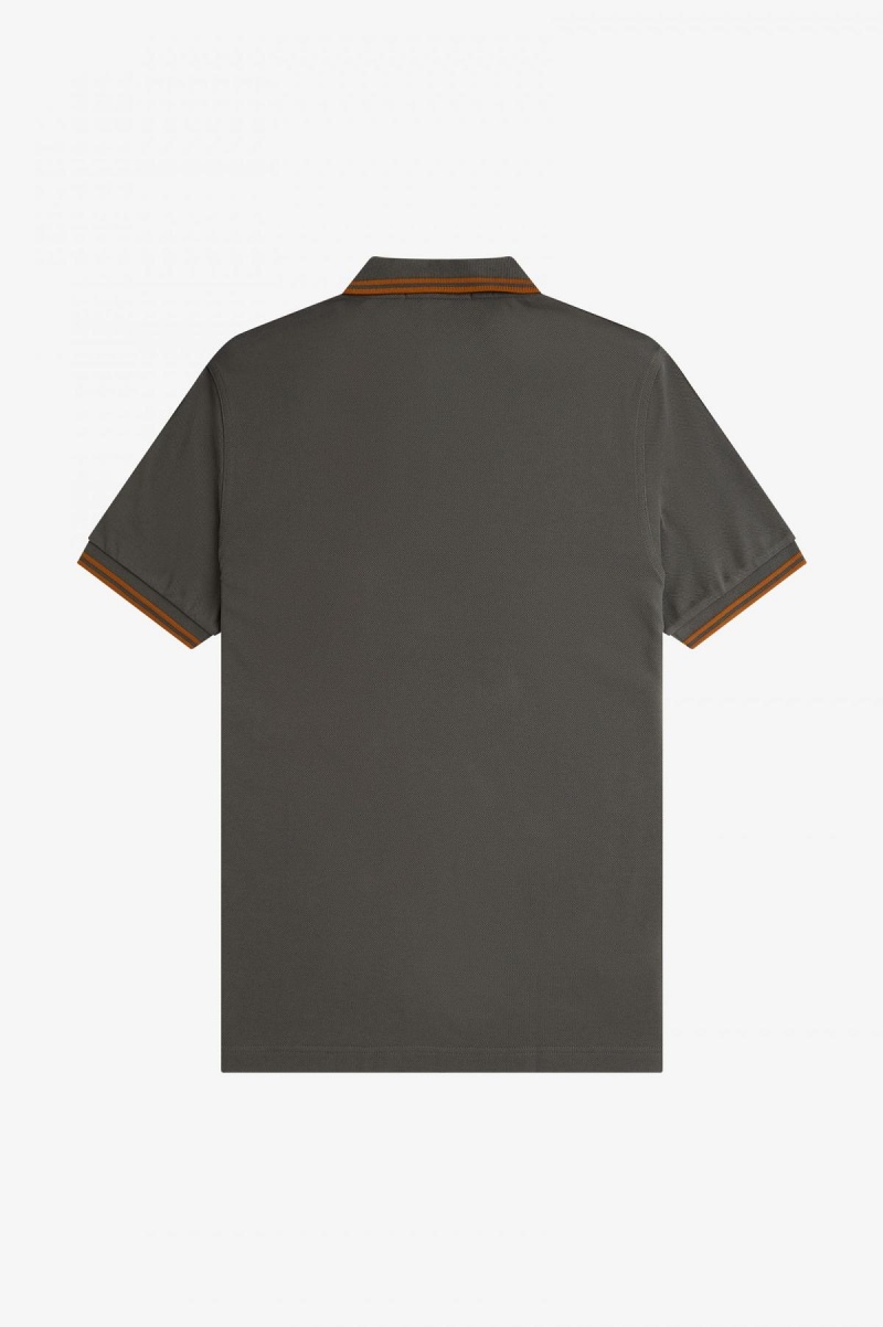 Fred Perry M3600 Fred Perry Shirt Herr Gröna | SEJVR85617