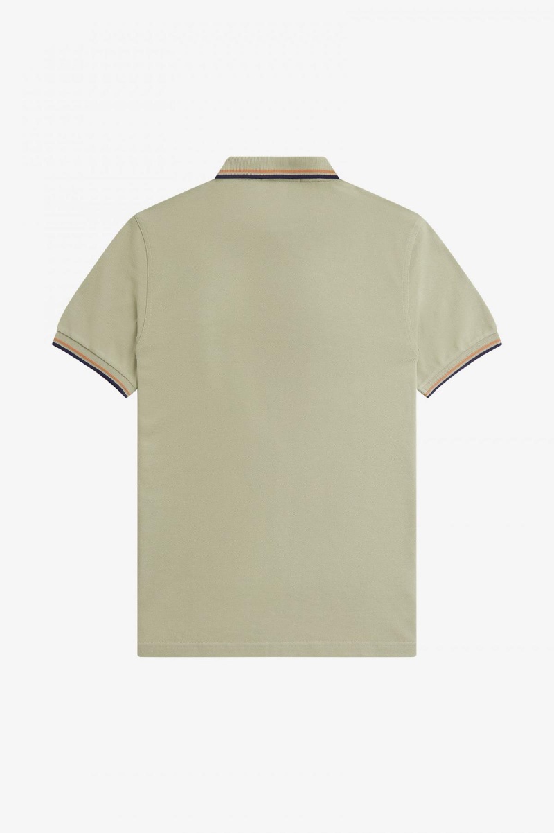 Fred Perry M3600 Fred Perry Shirt Herr Ljusmarinblå | LSETR88831