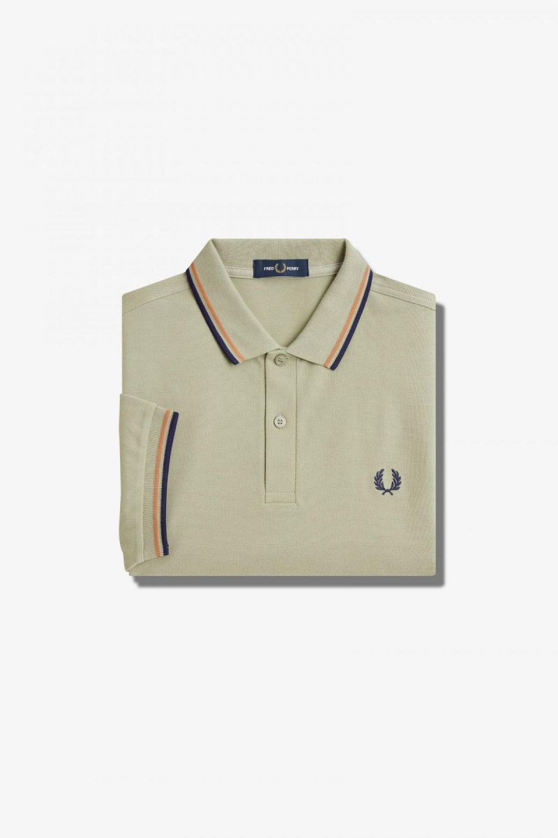 Fred Perry M3600 Fred Perry Shirt Herr Ljusmarinblå | LSETR88831