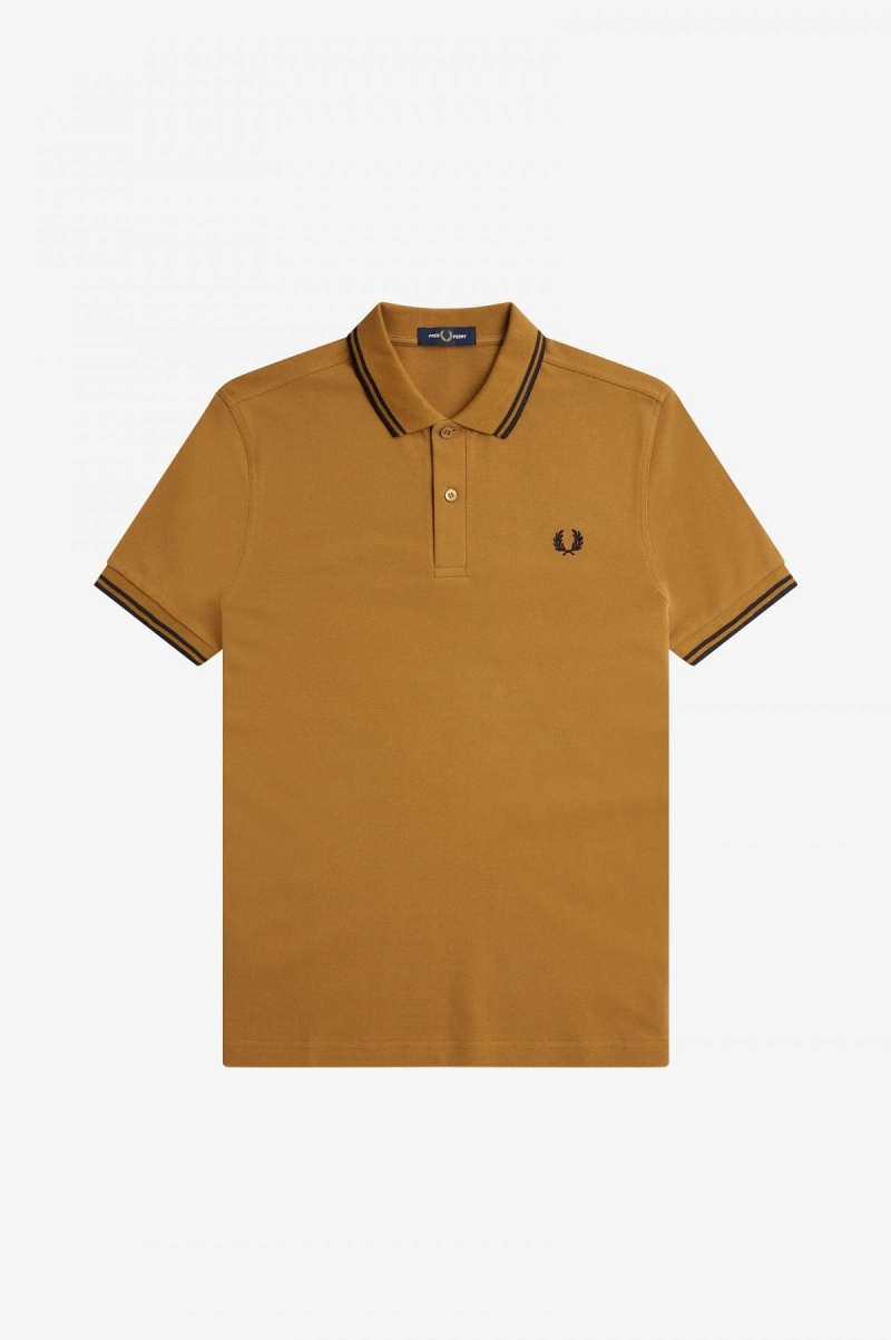 Fred Perry M3600 Fred Perry Shirt Herr Mörksvarta Svarta | PSEER17523