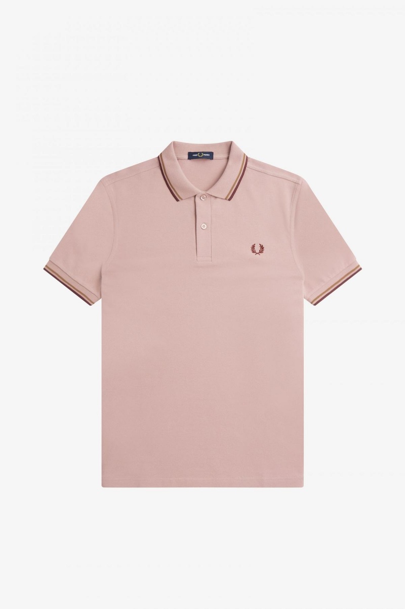 Fred Perry M3600 Fred Perry Shirt Herr Rosa Rosa | SEXMI52948