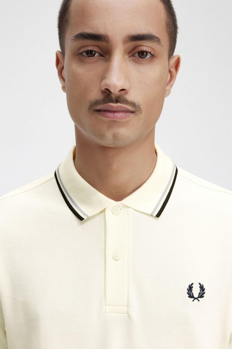 Fred Perry M3600 Fred Perry Shirt Herr Svarta | SEICD16795