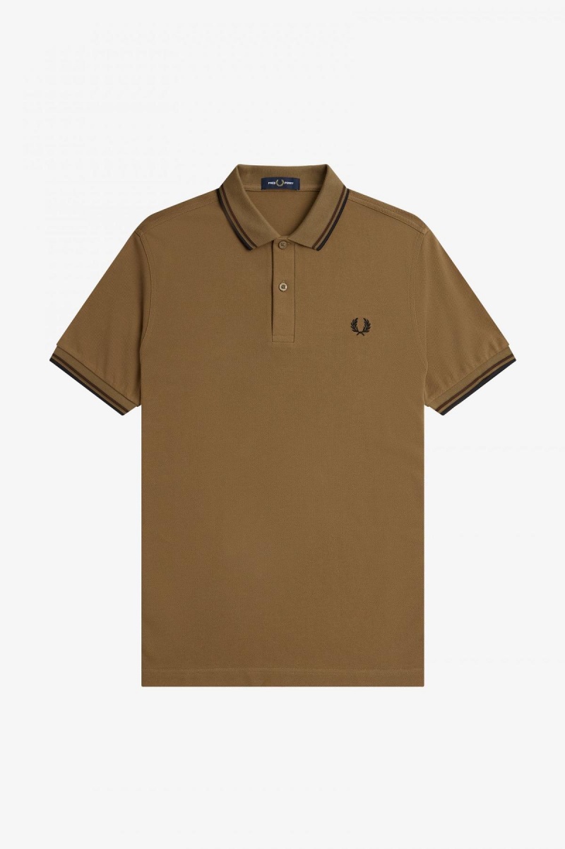 Fred Perry M3600 Fred Perry Shirt Herr Svarta | SEQAV24991