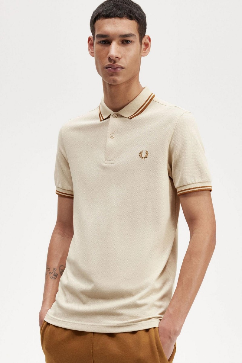 Fred Perry M3600 Piketröja Herr Mörkmörk | SEXBR19682