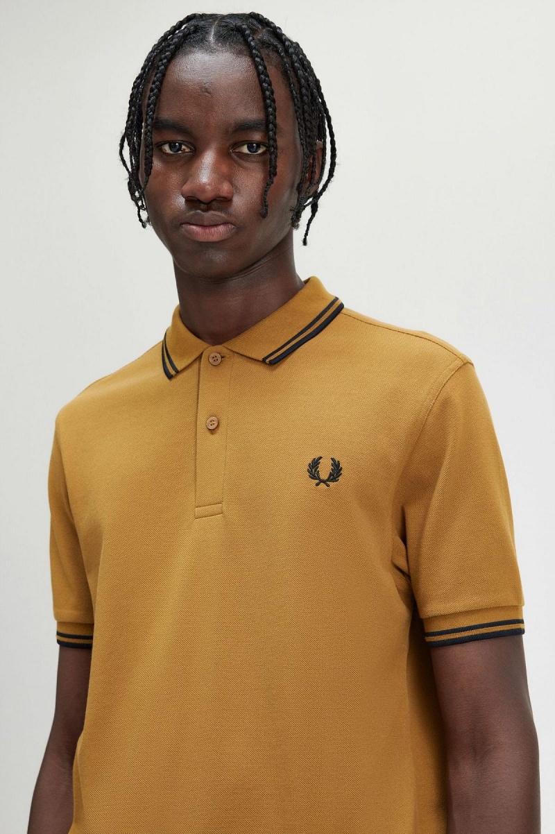 Fred Perry M3600 Piketröja Herr Mörksvarta Svarta | LSESX39055