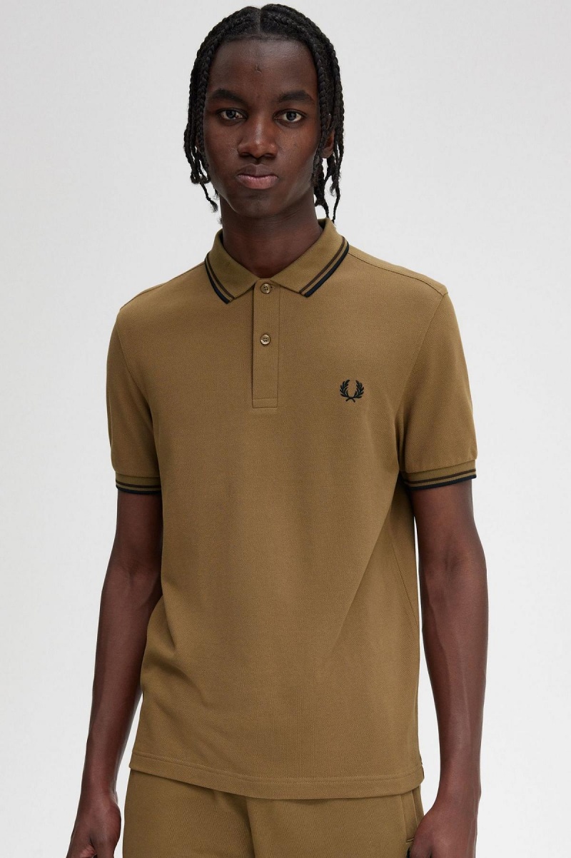 Fred Perry M3600 Piketröja Herr Svarta | USEND94491