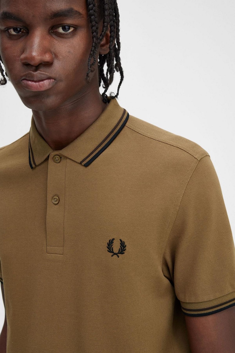 Fred Perry M3600 Piketröja Herr Svarta | USEND94491