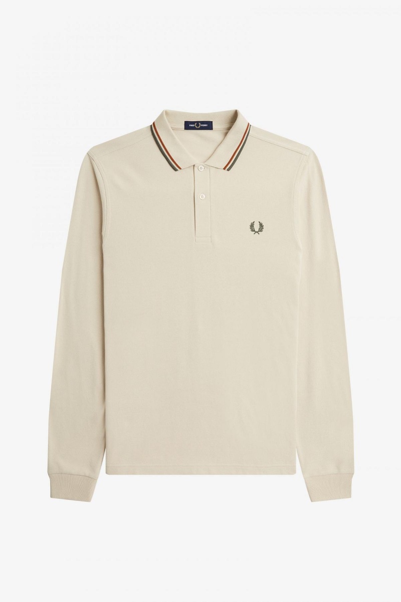 Fred Perry M3636 Fred Perry Shirt Herr Gröna | SEJKU85501