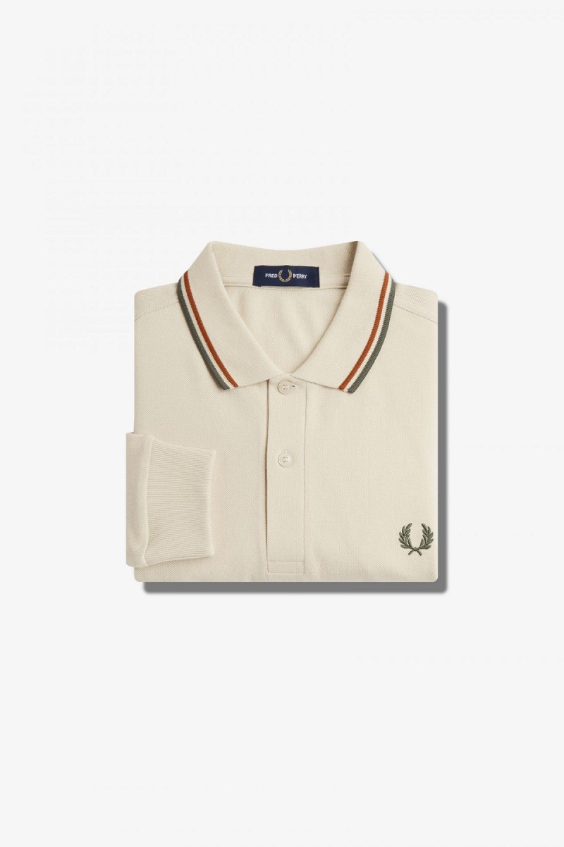 Fred Perry M3636 Fred Perry Shirt Herr Gröna | SEJKU85501