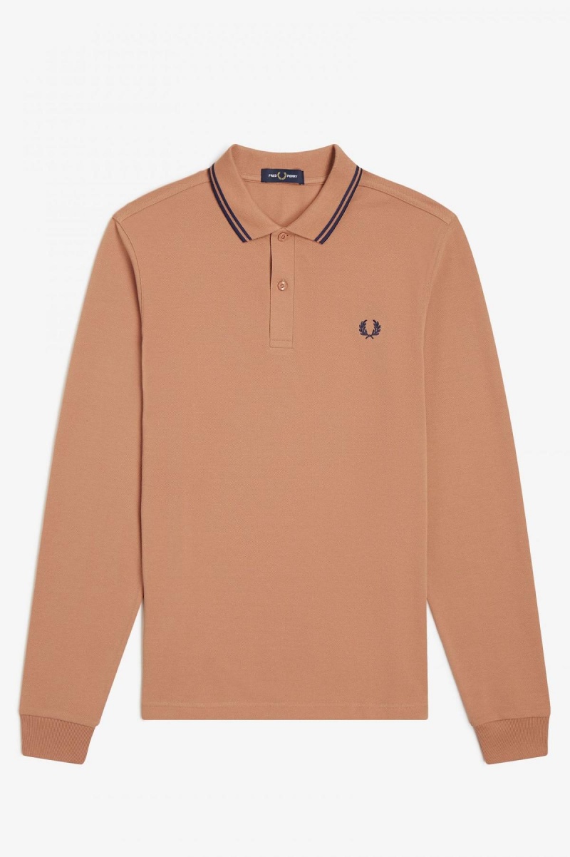 Fred Perry M3636 Fred Perry Shirt Herr Ljusmarinblå Marinblå | SEJBT94268