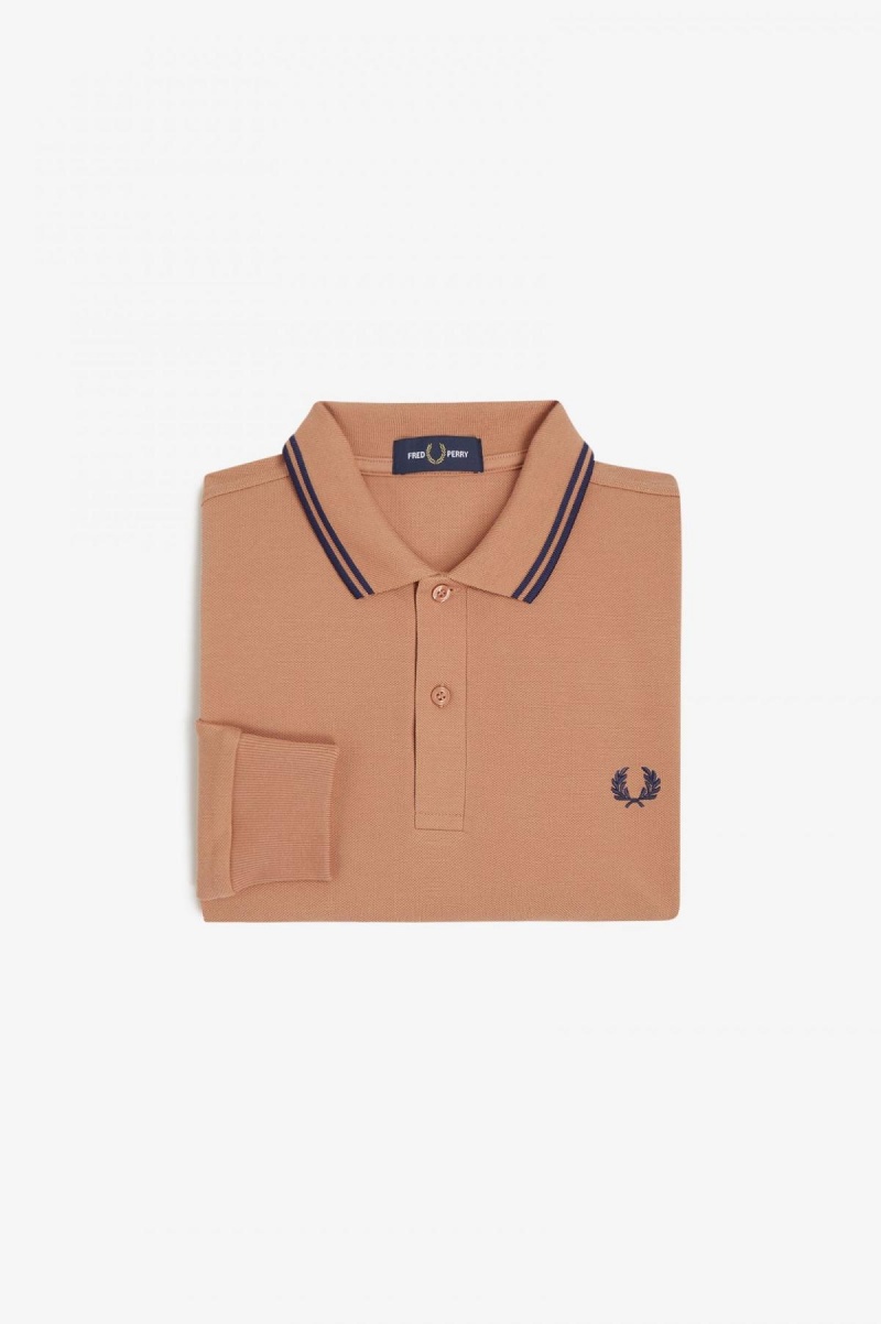 Fred Perry M3636 Piketröja Herr Ljusmarinblå Marinblå | PSEER39095