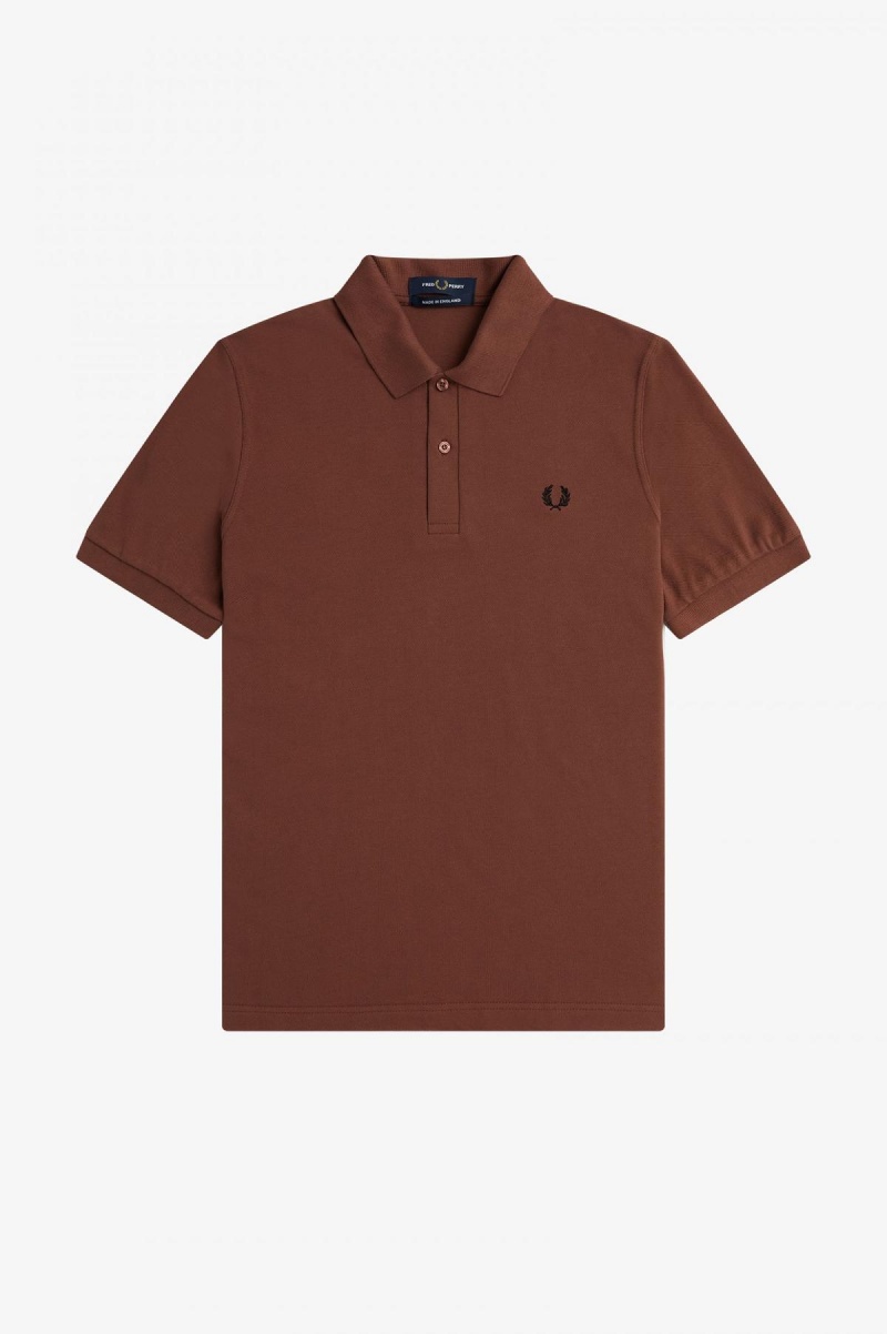 Fred Perry M3 Fred Perry Shirt Herr Bruna Svarta | USETG47671