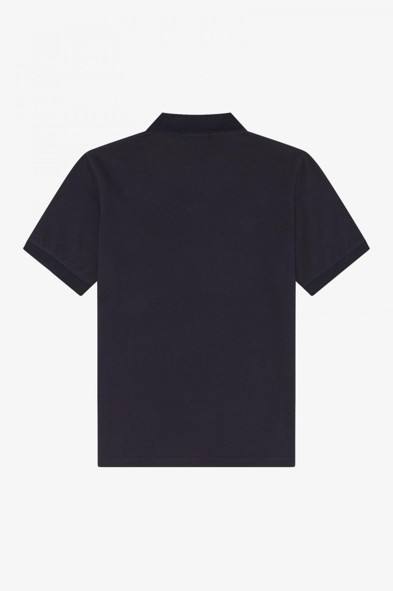 Fred Perry M3 Fred Perry Shirt Herr Marinblå Ljus | FSEHY71106