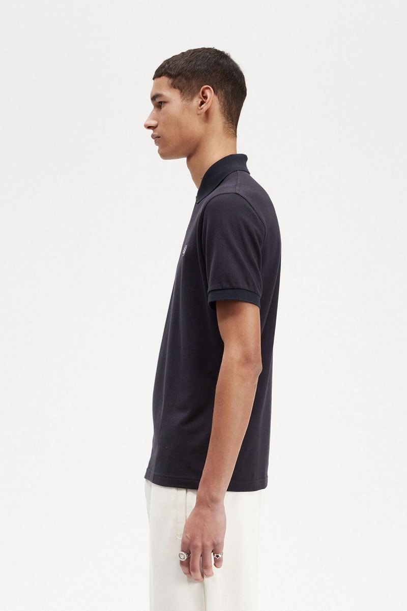 Fred Perry M3 Fred Perry Shirt Herr Marinblå Ljus | FSEHY71106