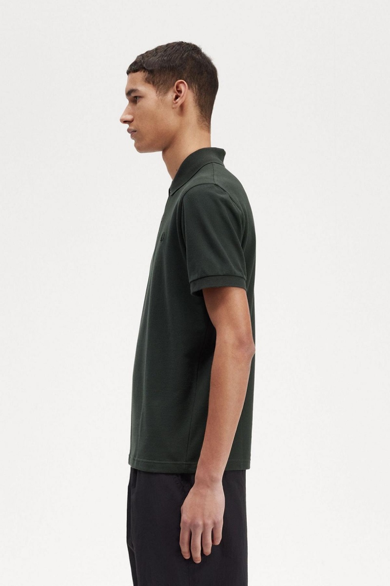 Fred Perry M3 Piketröja Herr Gröna Svarta | YSEVQ89736