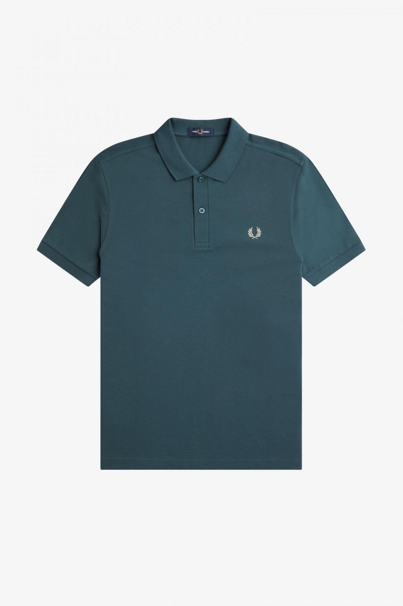 Fred Perry M6000 Fred Perry Shirt Herr Blå Ljus | SEDYB14060