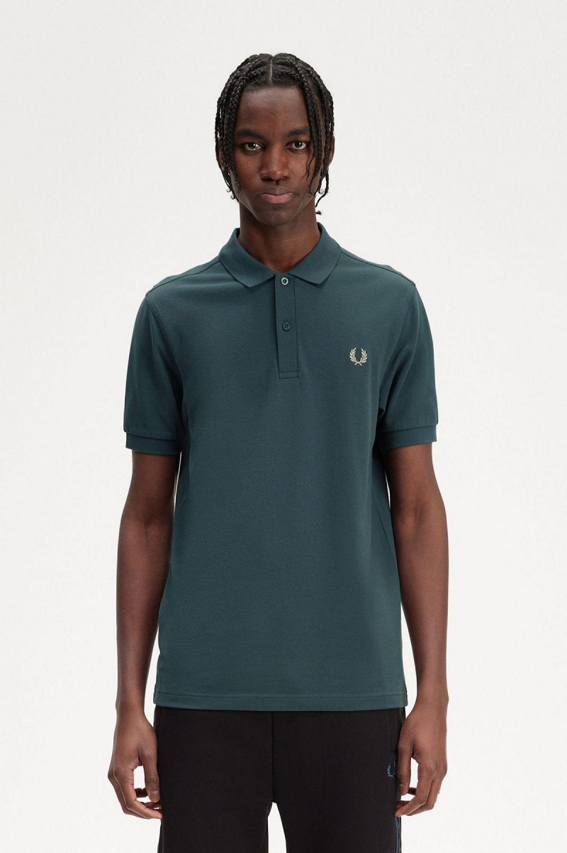 Fred Perry M6000 Fred Perry Shirt Herr Blå Ljus | SEDYB14060