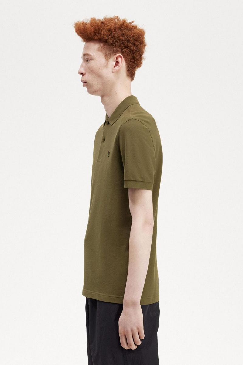 Fred Perry M6000 Fred Perry Shirt Herr Gröna Svarta | ASEDF41663