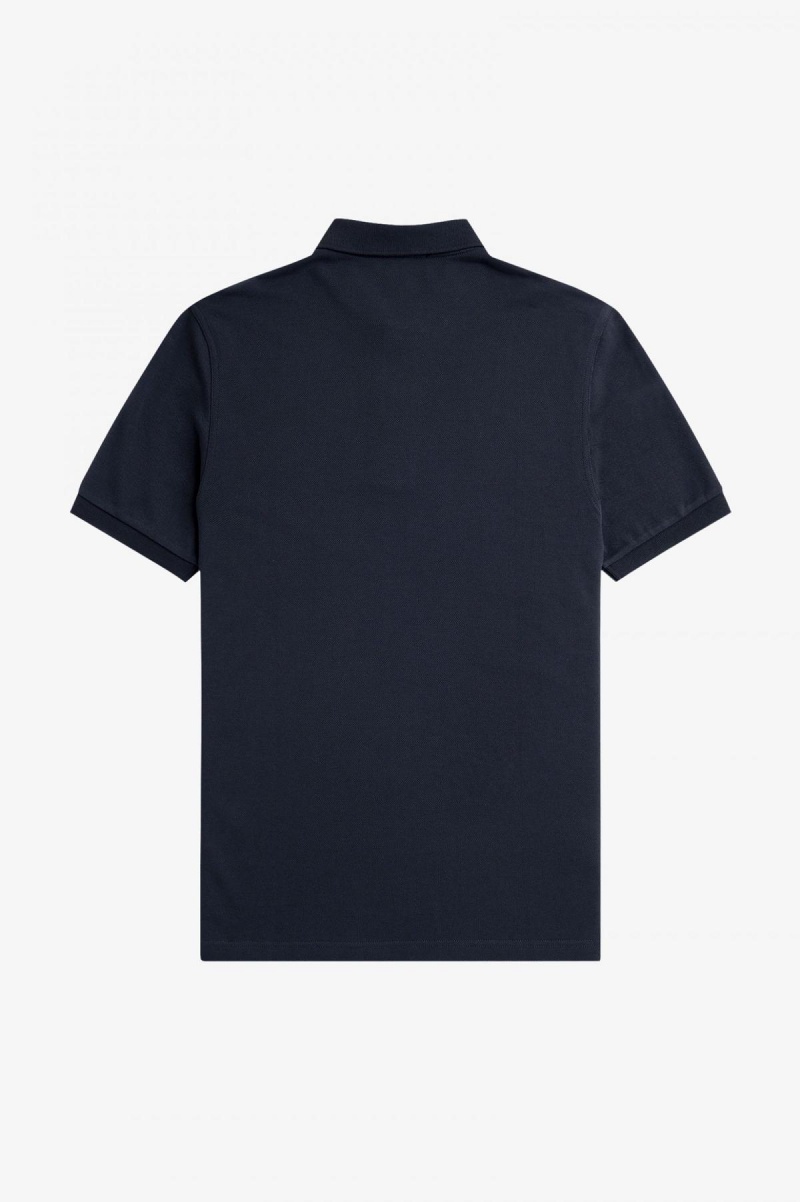 Fred Perry M6000 Fred Perry Shirt Herr Marinblå Mörkmintgröna | QSEWA17038