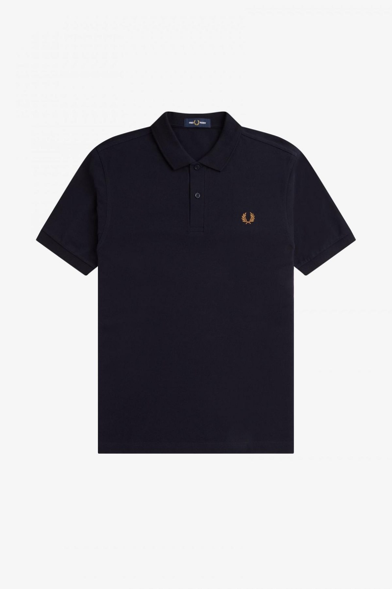 Fred Perry M6000 Fred Perry Shirt Herr Marinblå Mörk | GSEUC63325