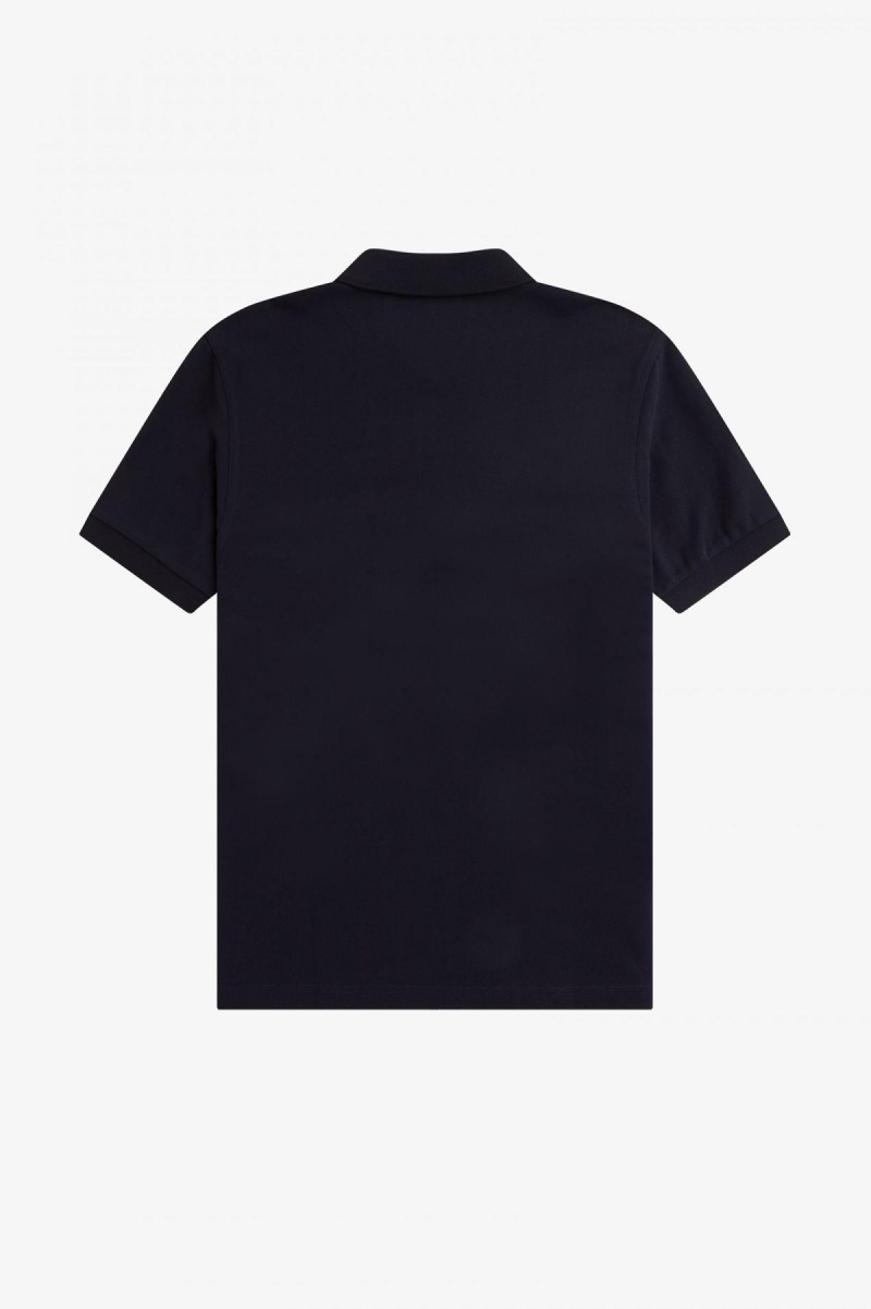 Fred Perry M6000 Fred Perry Shirt Herr Marinblå Mörk | GSEUC63325