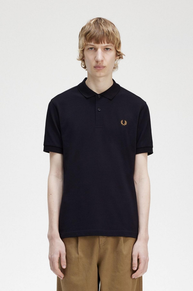 Fred Perry M6000 Fred Perry Shirt Herr Marinblå Mörk | GSEUC63325