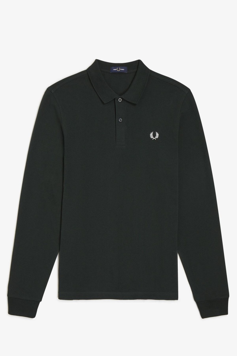 Fred Perry M6006 Fred Perry Shirt Herr Gröna | PSEER98951