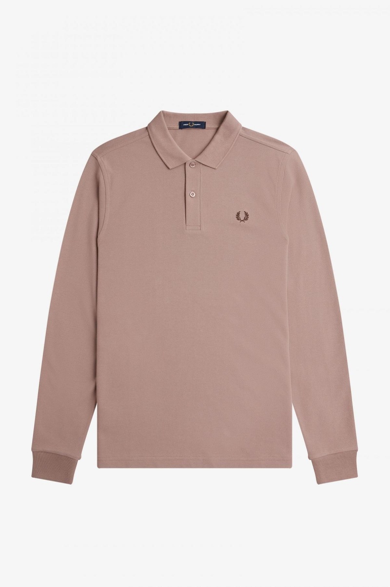 Fred Perry M6006 Fred Perry Shirt Herr Mörkrosa | YSEGT13206