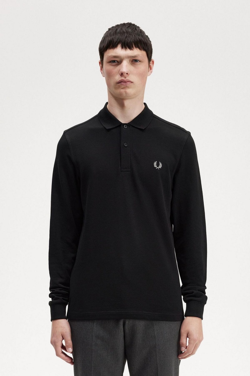 Fred Perry M6006 Fred Perry Shirt Herr Svarta | LSESX42881