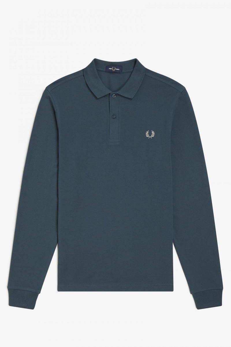 Fred Perry M6006 Piketröja Herr Blå | SEIIZ55351