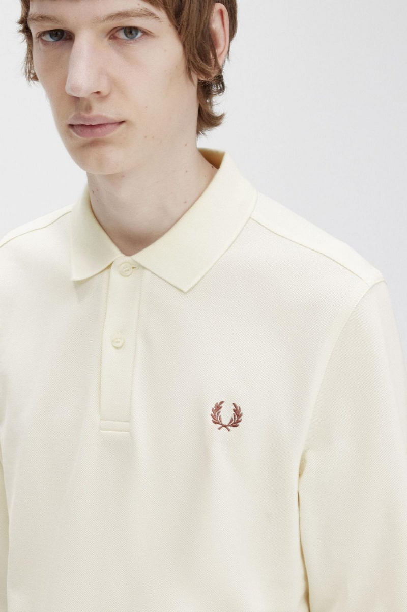 Fred Perry M6006 Piketröja Herr Bruna | QSEWA44090