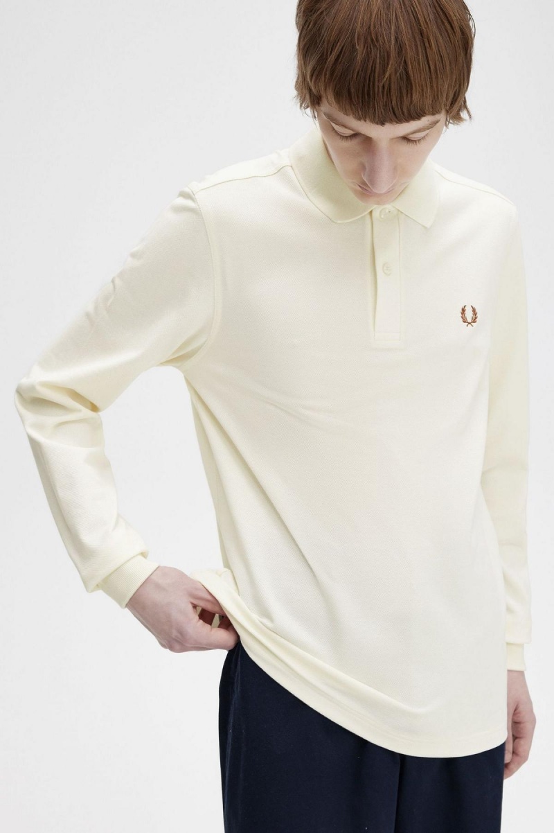 Fred Perry M6006 Piketröja Herr Bruna | QSEWA44090